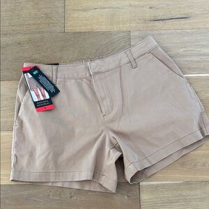 Banana Republic Tan Bermuda Shorts Classic Cotton Blend